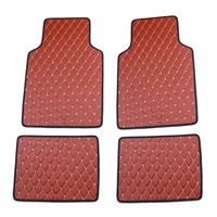 car floor mats for mercedes benz glc class gle gls class sl slc slk x class a amg leather rugs interior parts auto accessories