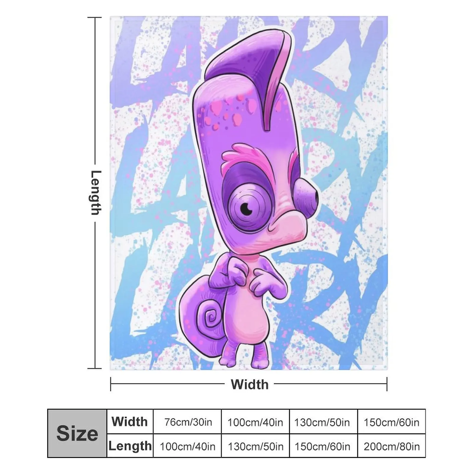 Одеяло ZOOBA Larry The Cameleon