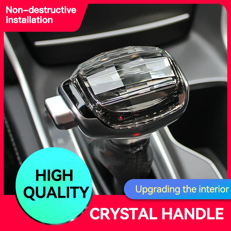 

LHD Cover for Honda Accord 10th Odyssey Vezel HRV Fit Civic 10th Civic 11th Crystal Gear Shift Knob Handles Lever Stick Head