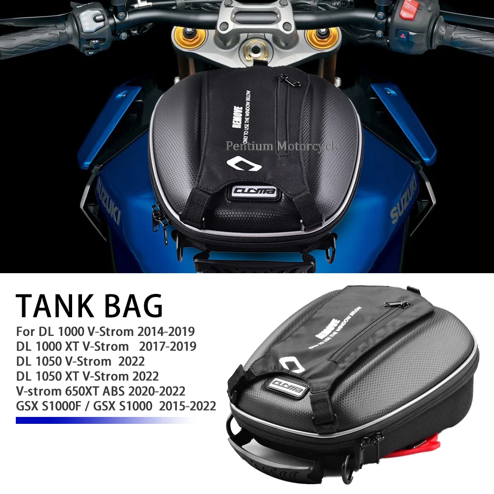 Motorcycle Fuel Tank Bag Tanklock Flange For SUZUKI V-strom 650XT DL1000 DL1050 DL V-Strom 1000 1050 650 XT Hard Shell Top Cases