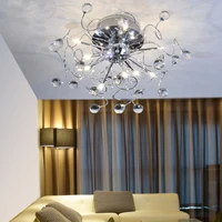 free shipping best quality 11 lights chrome modern crystal chandelier dia73h37cm lustres de cristal lamp for living room