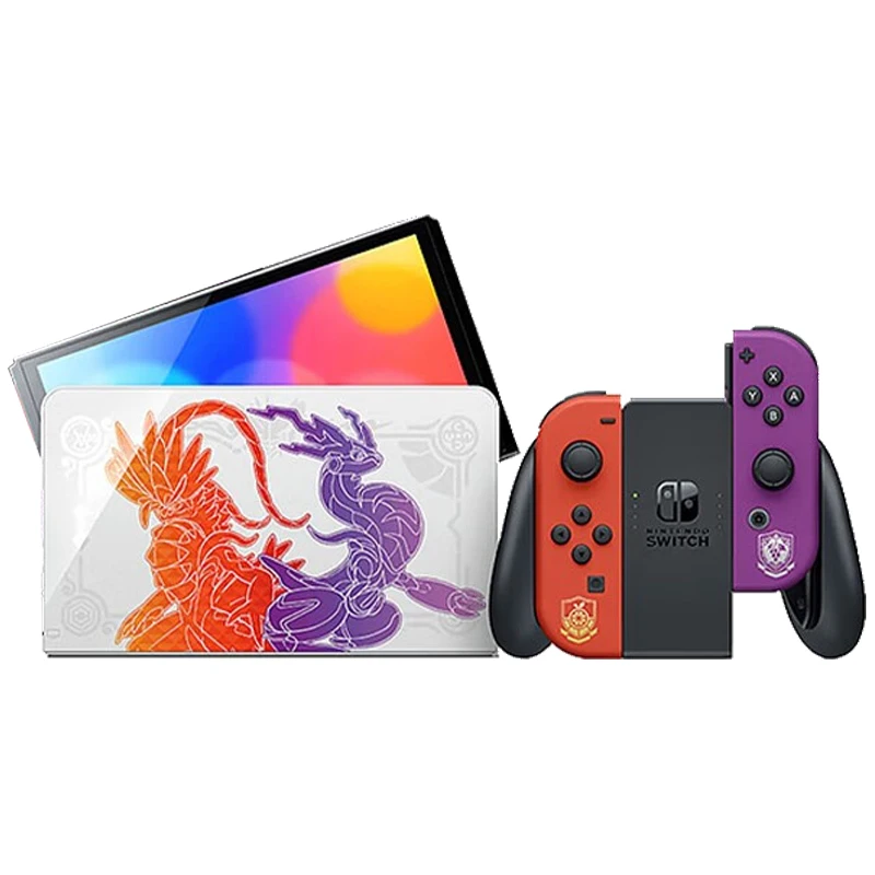 

New product explosion nintendo switch oled game console Japanese version of the game host pokemon vermilion limited