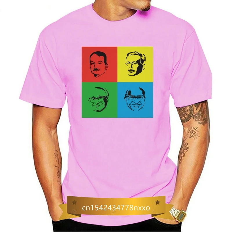 

Printed Men T Shirt Cotton Short Sleeve Econ Heads - Mises_ Hayek_ Rothbard_ Friedman T-Shirt Women tshirt
