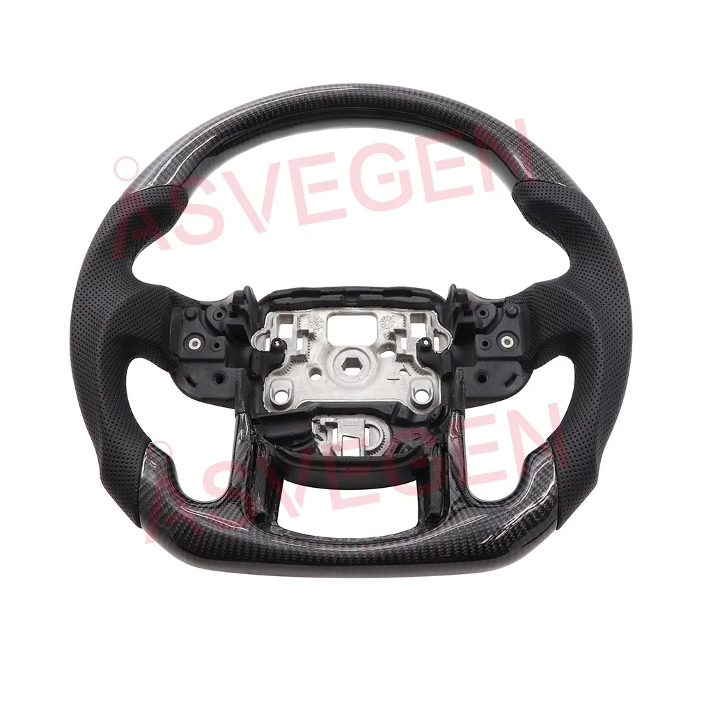 

Custom Leather Car Steering Wheel control fit For Land Rovers Range Rover sport l494 2013-2017 with Multifunction Control Switch