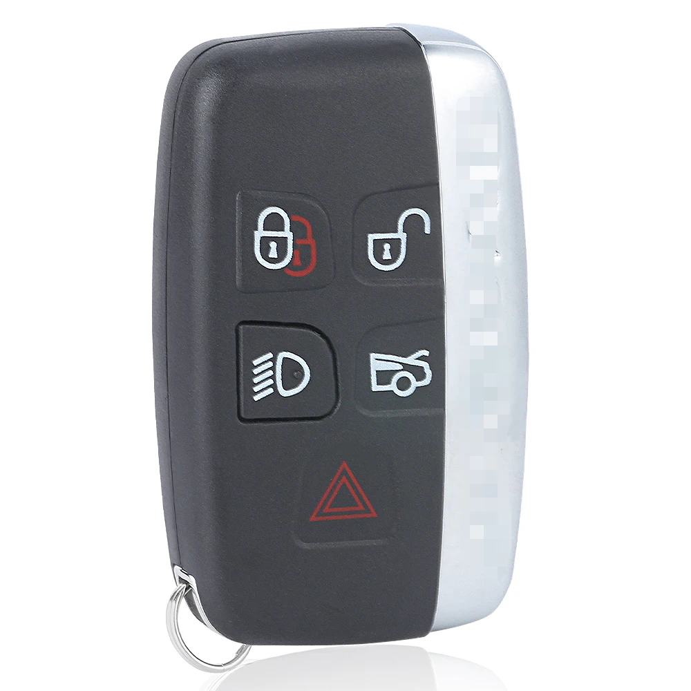 DIYKEY High Quality New 5 Buttons Keyless Smart Remote Car Key Shell Case Fob JAGUAR XJ XF XKR XE XK F-Type F-Pace Housing Cover |