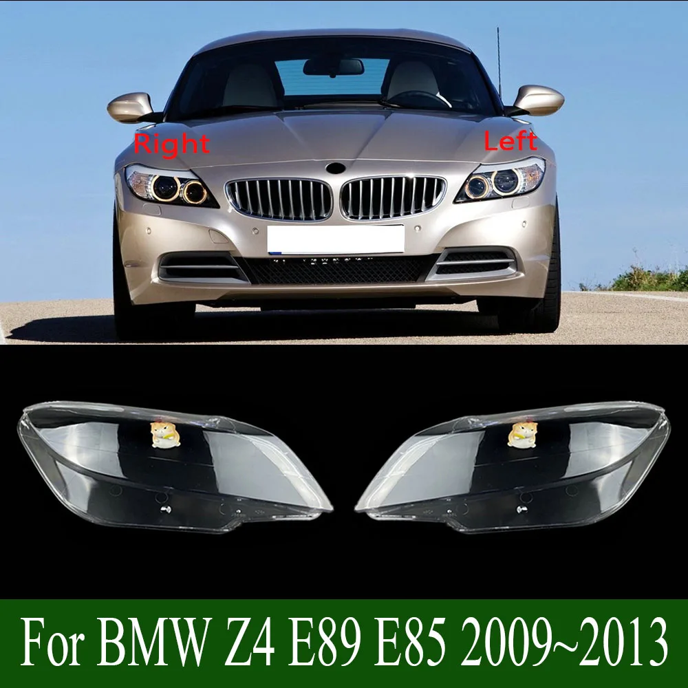 

For BMW Z4 E89 E85 2009~2013 Headlamp Shell Transparent Lamp Shade Lens Front Headlight Cover Lampshade Plexiglass