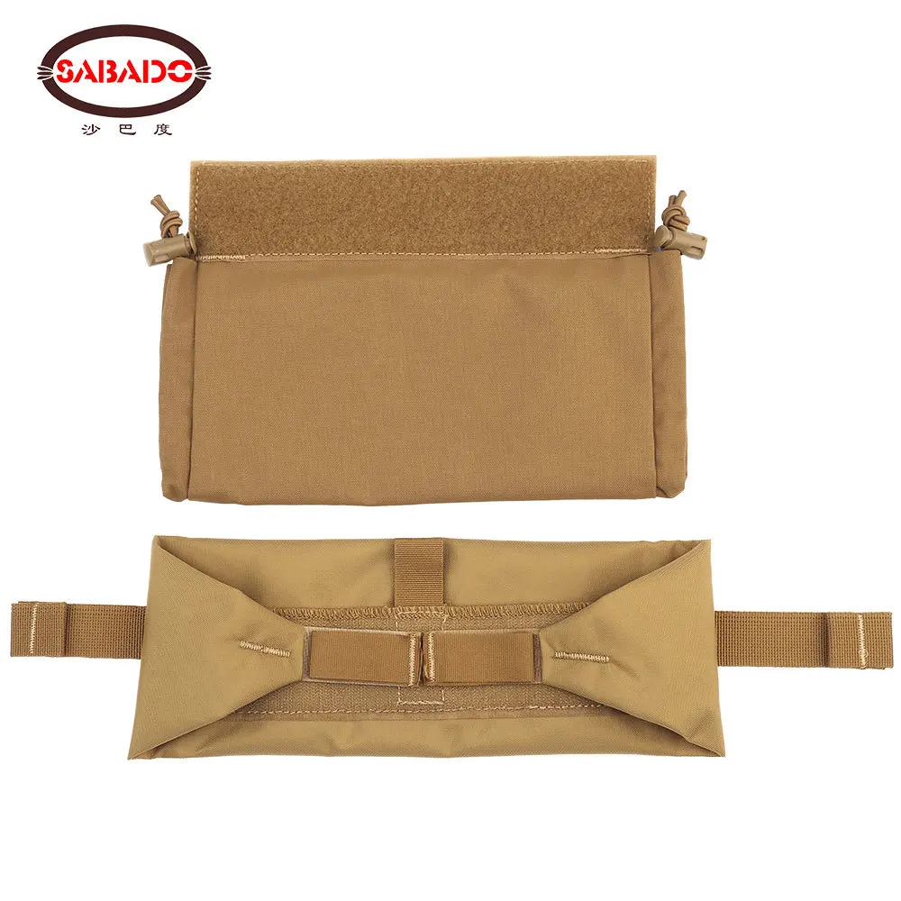 Tactical Roll Up Dump Pouch Folding Storing Individual First Aid Kit IFAK Content Nylon FCPC PC V5 Plate Carrier Chest Rig Bag
