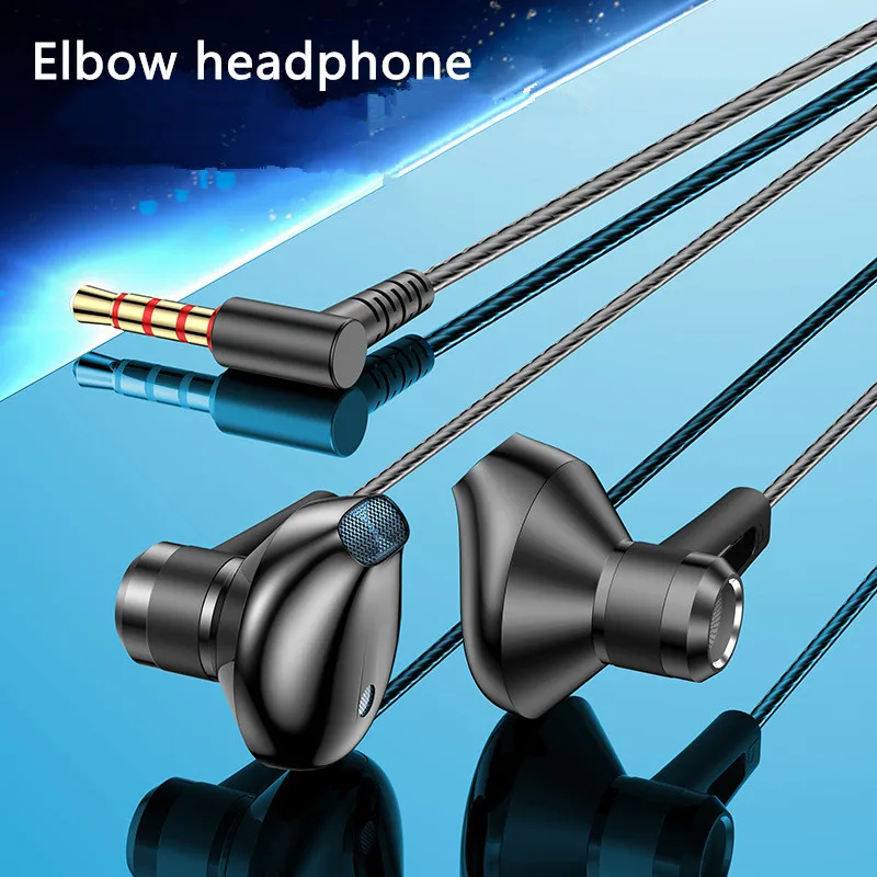 

New 3.5mm Wired Earphones Bass Stereo Earbuds Gym Sports Headphones with Mic Stereo Headset for iPhone Samsung Xiaomi Huawei PC