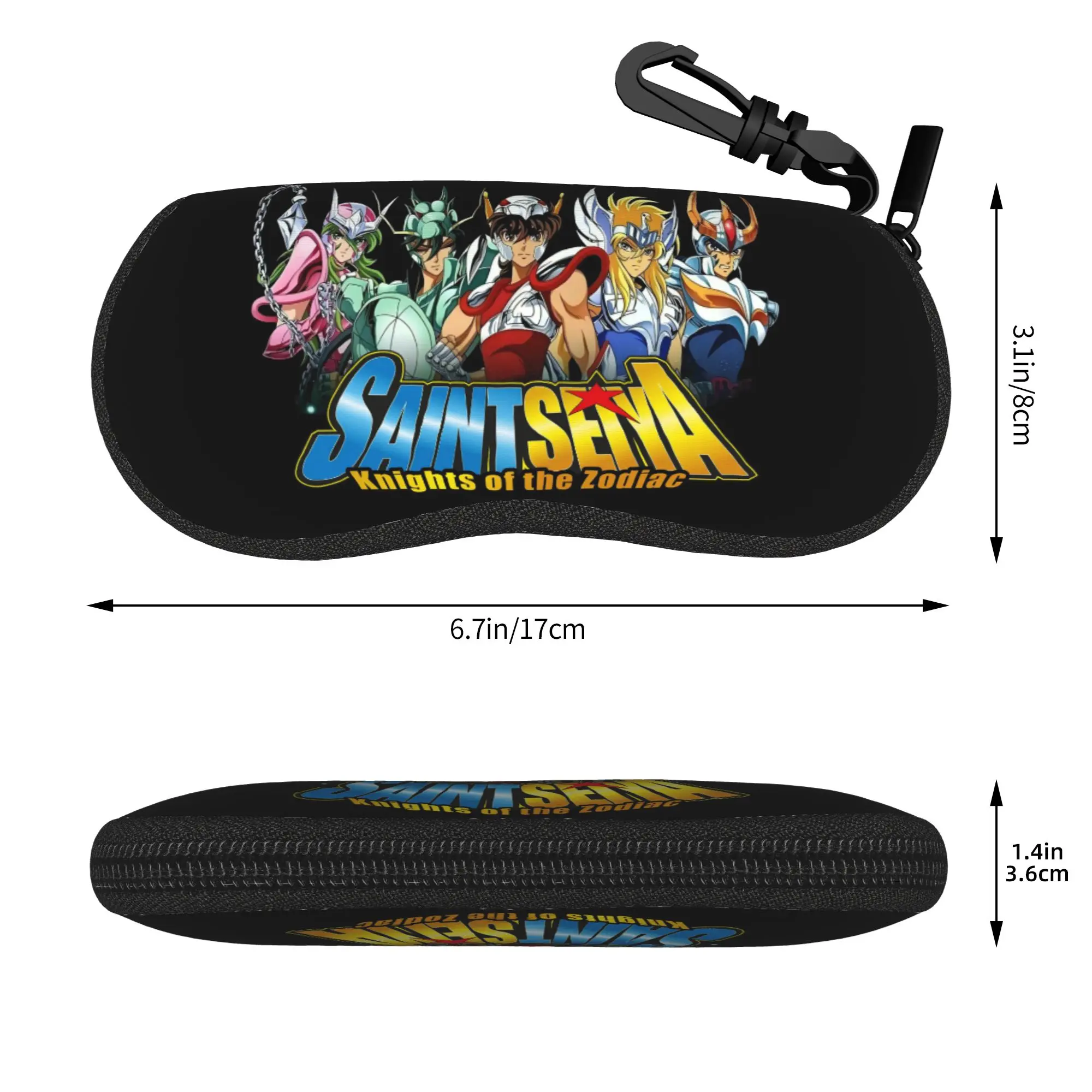 Фото Футляр для очков Saint Seiya Knights of The Zodiac Shell, модный футляр для очков для мужчин и женщин, футляр для очков в стиле манга, мультфильмов и аниме, коробка для солнцезащитных очков, чехол-футляр №4