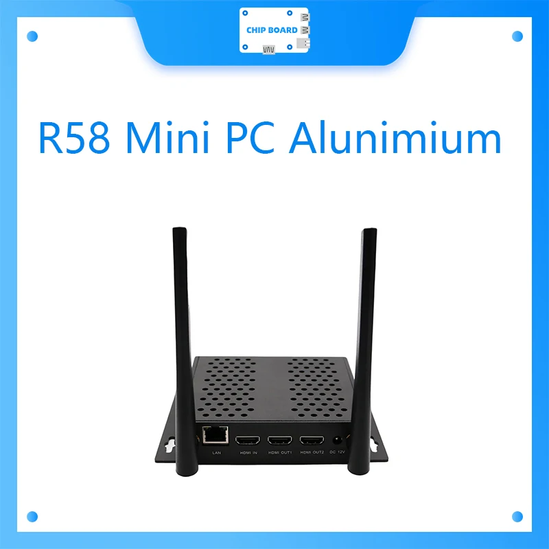 Mekotronics R58 Mini PC Aluminium enclosure, Rockchip RK3588