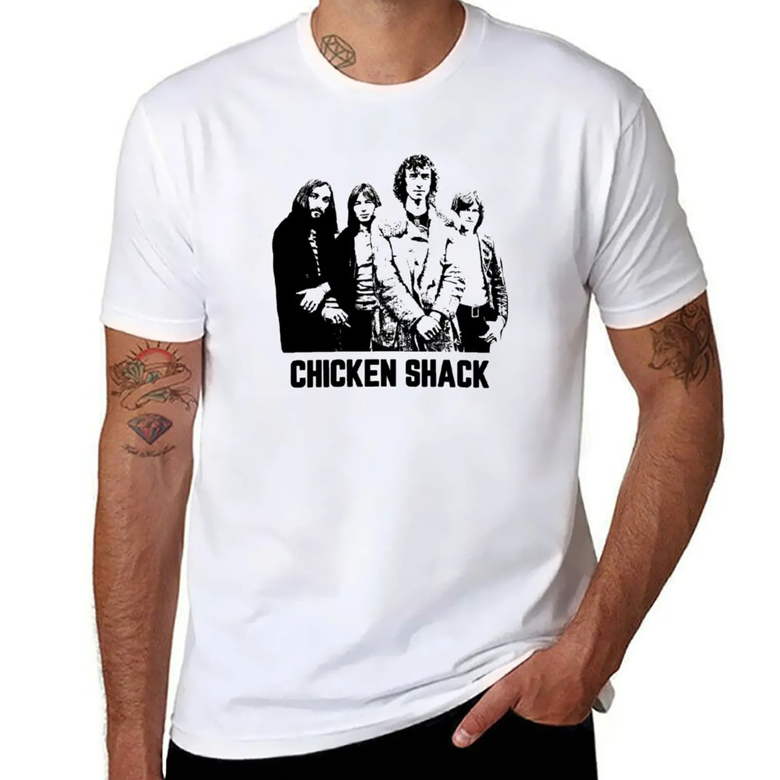 Фото CHICKEN SHACK BLUES BAND STAN WEBB SUPER COOL футболка забавные футболки хлопковая футболка футболка с индивидуальным принтом №1