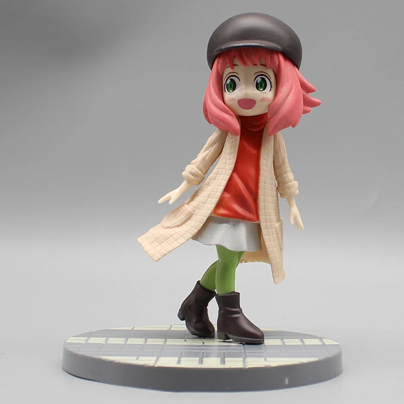 Аниме Anya Forger Фигурка Spy X Family Одежда Шляпа Одевание Фигурки ПВХ Мультяшная милая