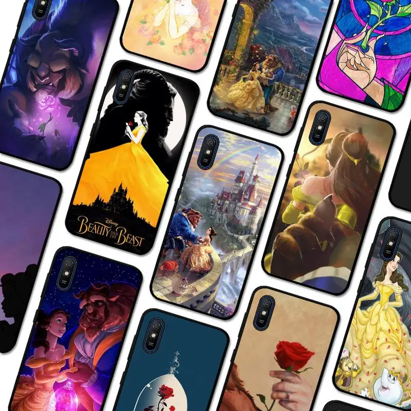 

Disney Beauty and the Beast Phone Case for Redmi 5 6 7 8 9 A 5plus K20 4X 6 cover