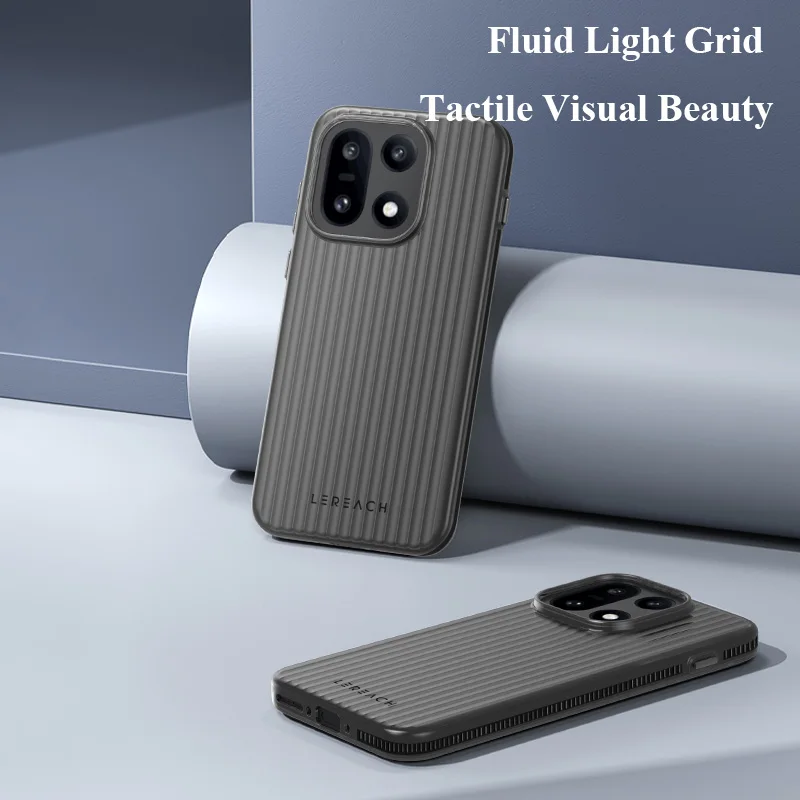 Фото Чехол LR для OnePlus 15 5G TOC ICICLE с матовой 3D-защитой на уровне микрон и противоскользящими боковыми захватами №1
