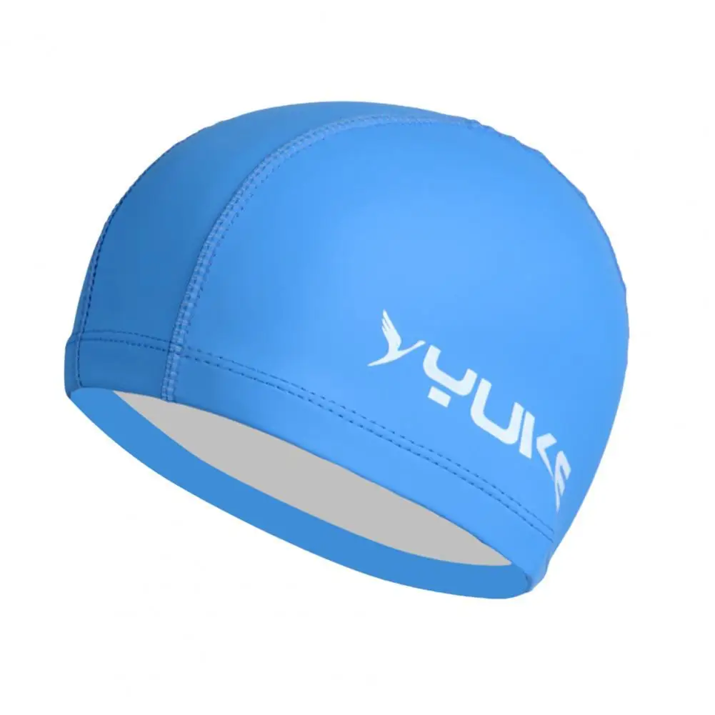 

Устойчивая к разрыву однотонная шапка для плавания из искусственной кожи