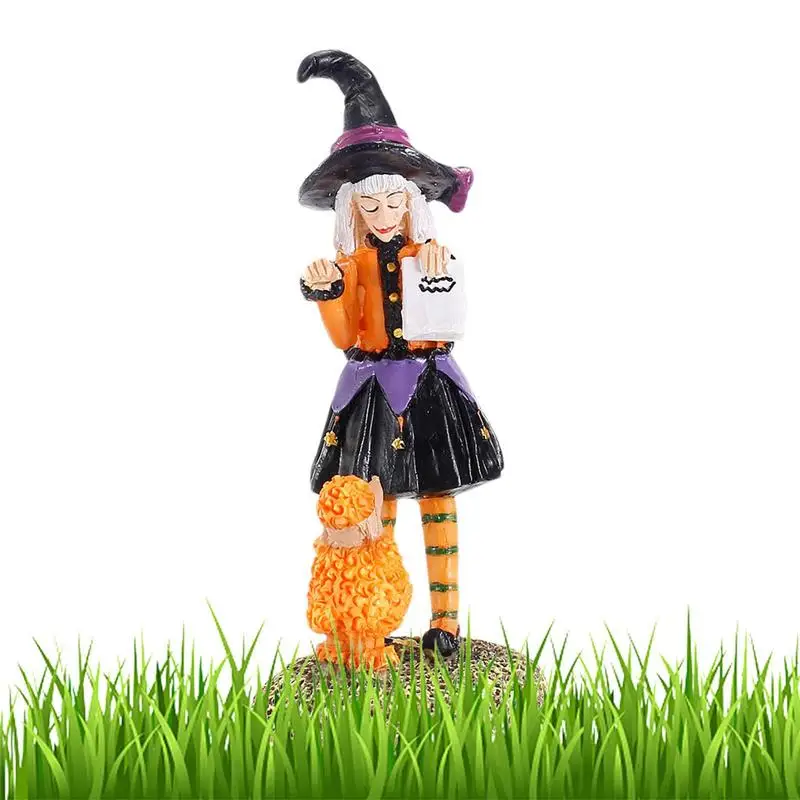 

Halloween Witch Statue Halloween Decoration Witch Figurine Resin Witch Halloween Decor perfect gift Home Supplies Products