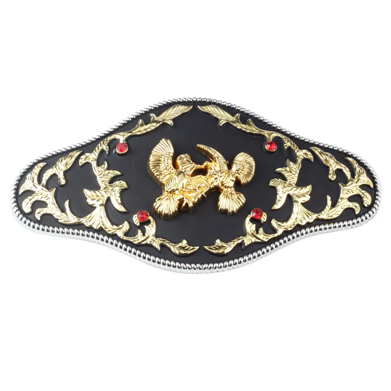 

Man's luxury belt buckle Horse head BIRD Eagle Smooth Components METAL 3D ALLOY Decorative Waistband Clothing Accessories