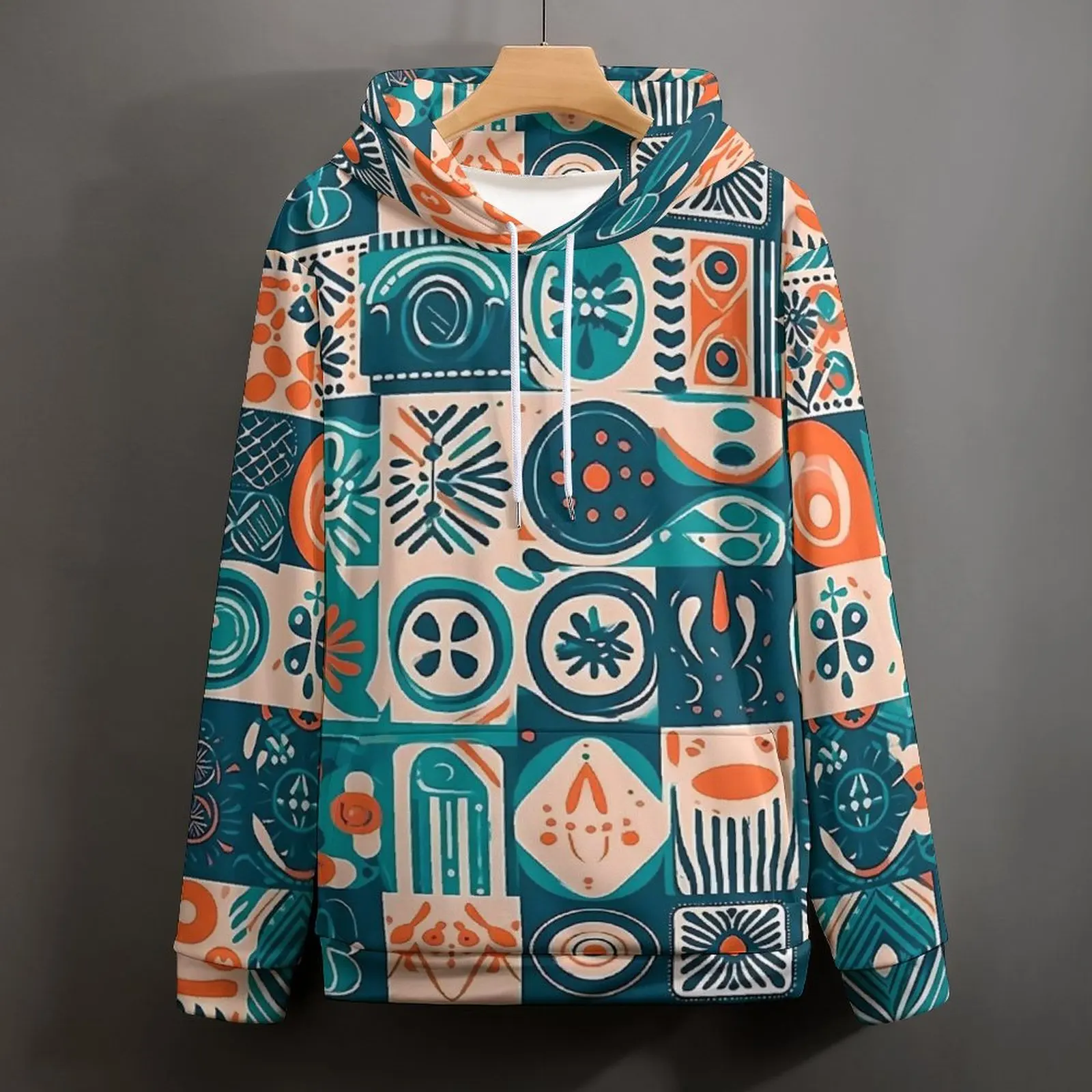 Этнический этнический строгий Женский пуловер большого размера с принтом в