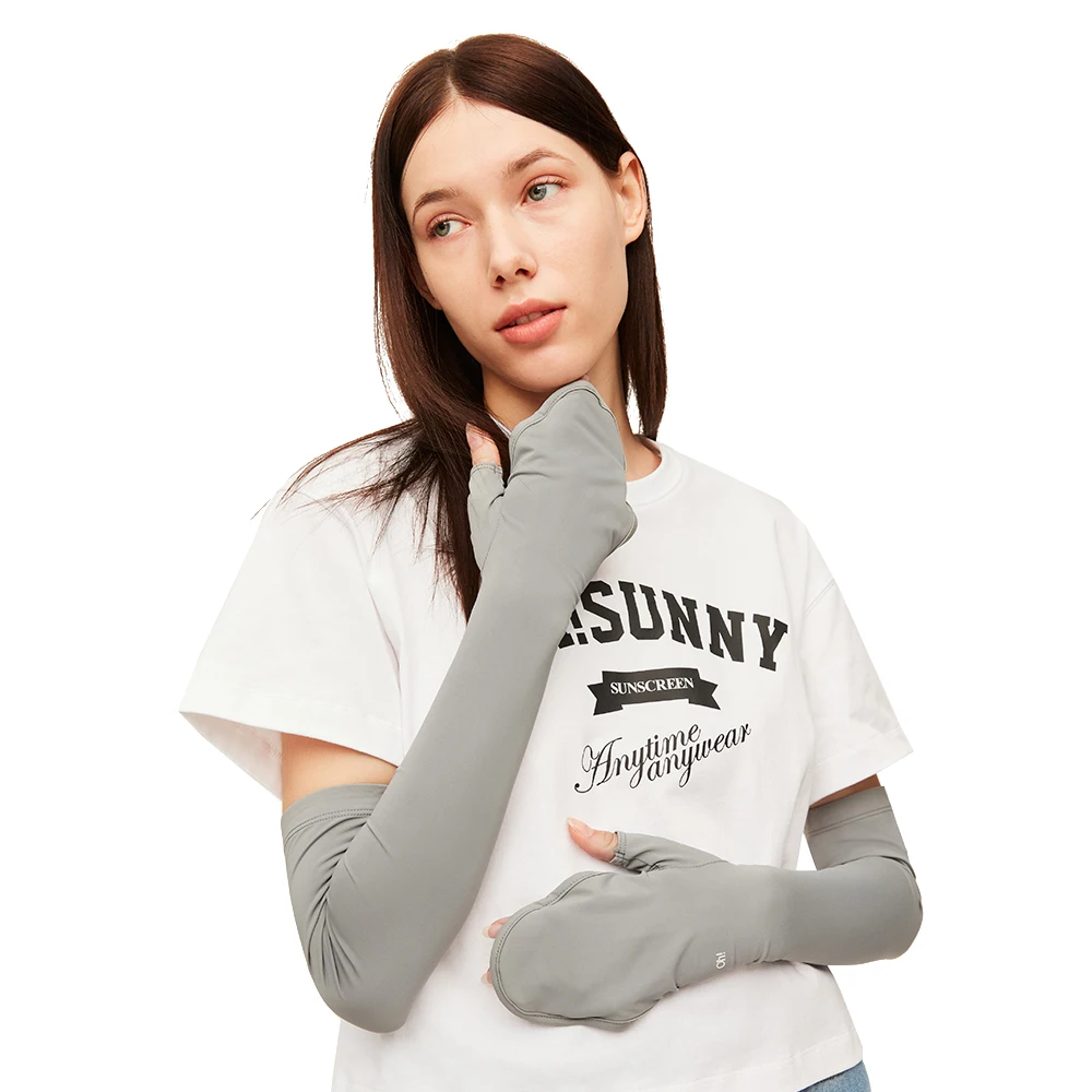 OhSunny-guantes de Golf de manga larga para mujer, protección UV UPF50 +, protección solar, transpirables mejorados, para exteriores, 2022