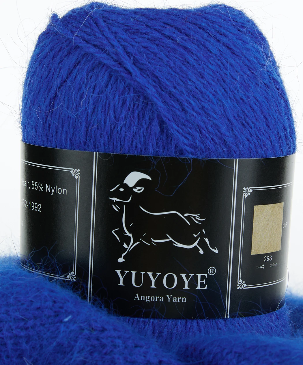 

YUYOYE 100% Angora 3ply Crochet Wool Yarn High Quality Mink Cashmere Thread for DIY Handmade Knitting Soft Fluffy Scarf 50g/Ball