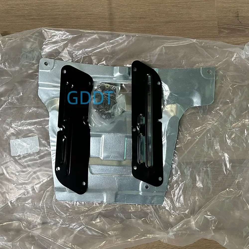 Фото Цельная направляющая пластина крышки двигателя с винтами Lancer CZ без покраски, накладка капота Rion для EVO 10 X 5915A077 №4
