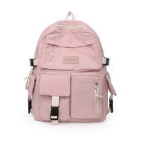 2022 new fashion backpack women waterproof candy colors backpacks fancy high school bags for teenage girl cute travel rucksack
