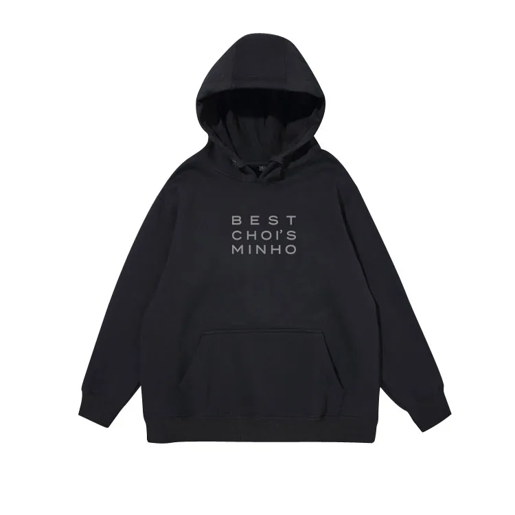 

New arrival kpop Shinee MINHO concert BEST CHOI's MINHO same printing hoodies unisex fleece/thin pullover sweatshirt