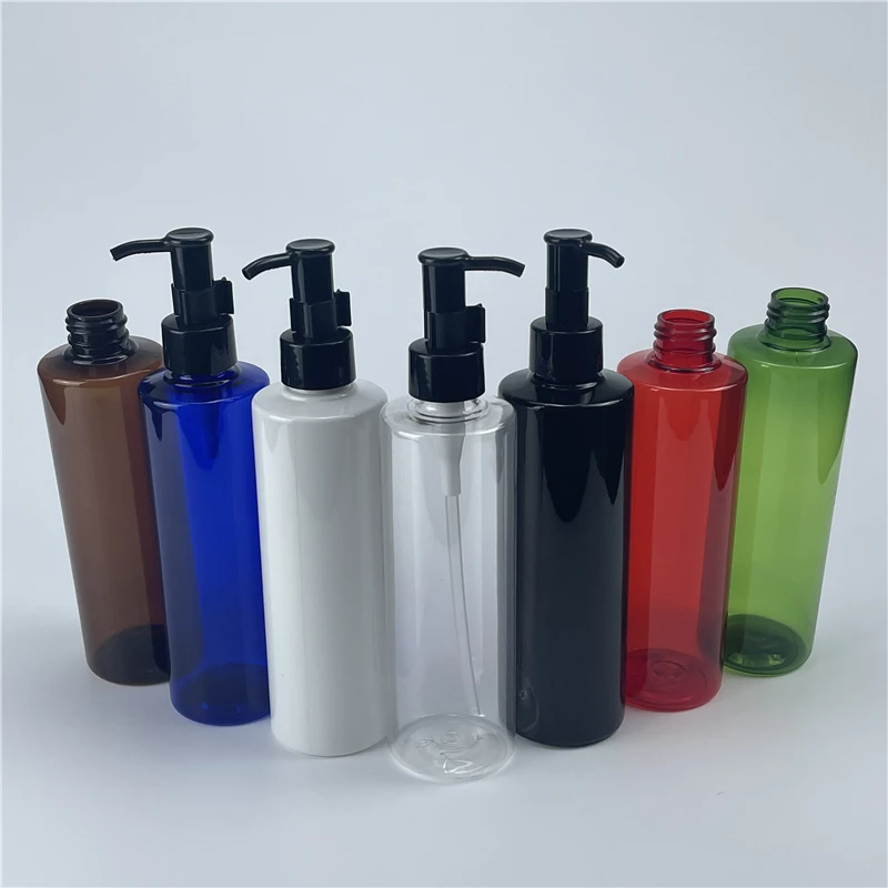 

250ML X 25 Empty Cleansing Oil Bottles With Bayonet Pump Essential Oil Body Cream Containers For Cosmetic Packaging Massage Oil