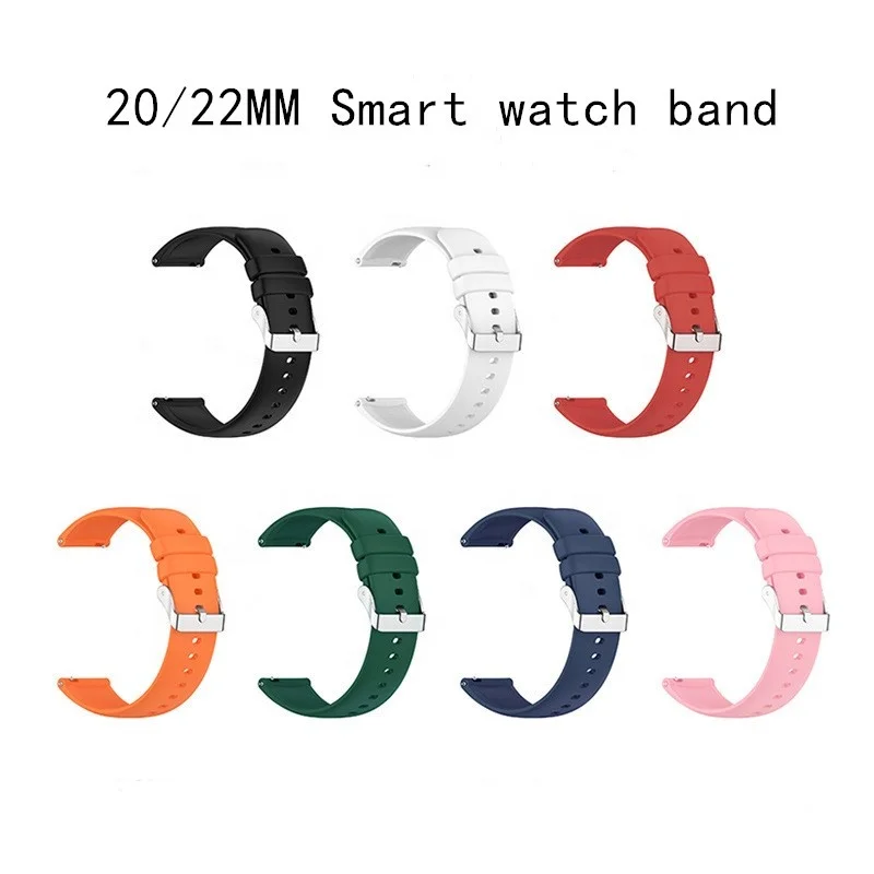 

For Huawei Watch3/GT3 Smart watch band silicone strap watch with 20mm/22mm