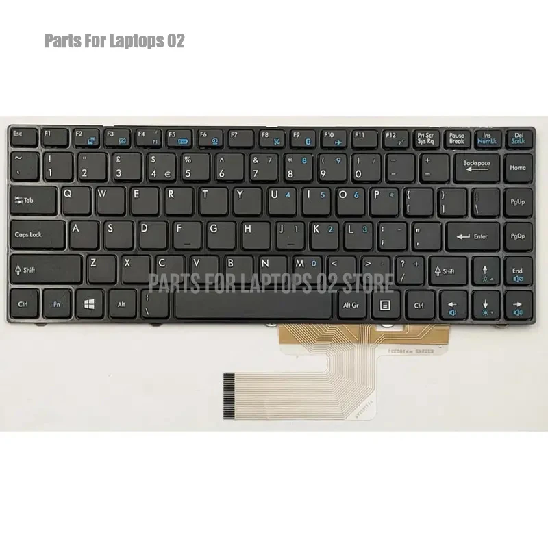 Фото Новая клавиатура для ноутбуков MSI EX465 FX400 GE40 2OC GE40 MS-124K MS-1485 MS-1492 N4205 X350 X360 X370 X460 X460DX Series (американская раскладка) №1