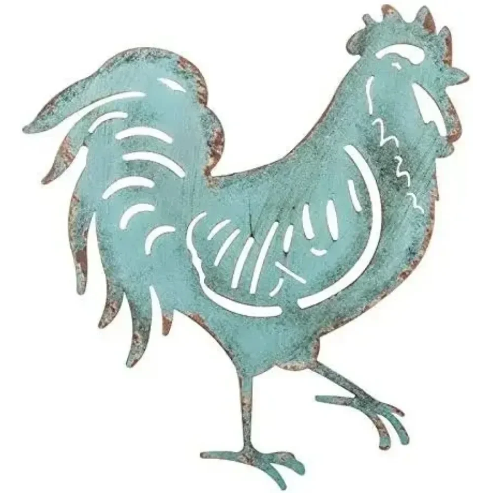 Красный Французский Петух Украшение На Стену Металлический Фермерский Дом Знак