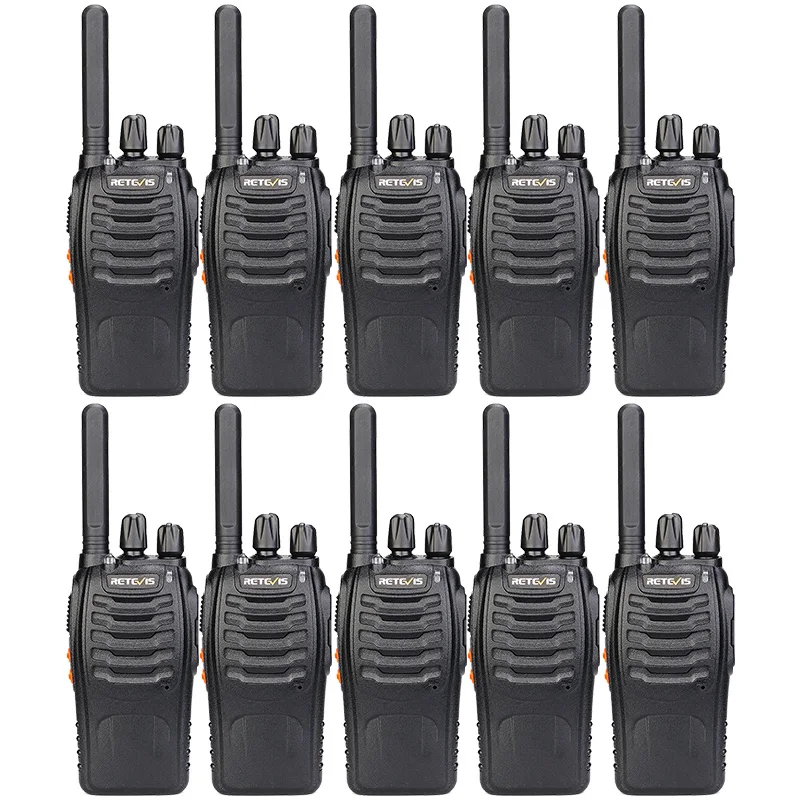 Рация Retevis H777 Plus 10 шт. Портативная радиостанция PMR 446 FRS двусторонняя радиосвязь
