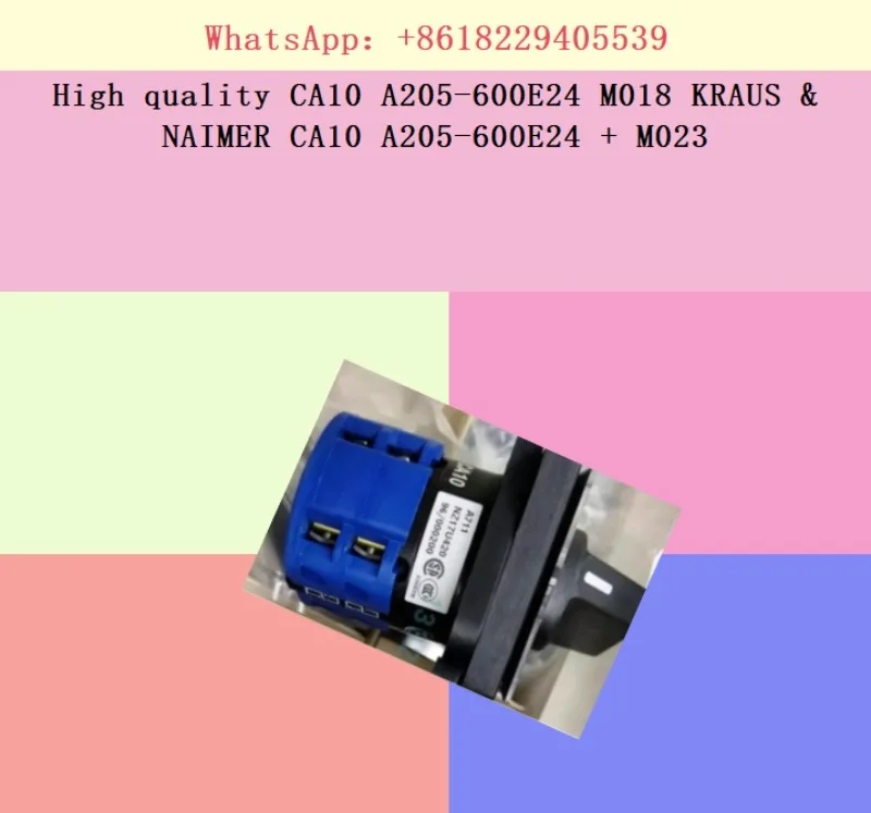 Высококачественный CA10 A205-600E24 M018 KRAUS & NAIMER CA10 A205-600E24 + M023 (art.: 3920dbe2f3262) - 3920dbe2f3262