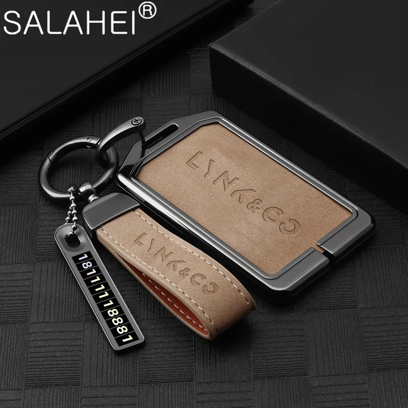 

Zinc Alloy Car Remote Key Cover Case Protector Holder Shell Bag For LYNK&CO 05 01 02 03 06 NFC Card Keychain Accessories
