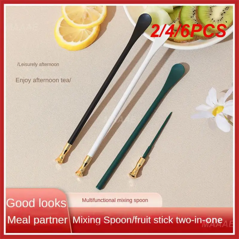 2/4/6 шт. ложка для перемешивания молока чая меда кофе