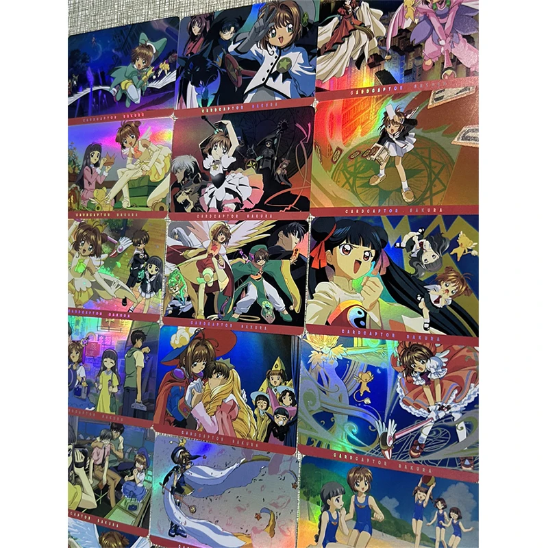 Card Captor Sakura KINOMOTO SAKURA LI SYAORAN DIY домашние игры игрушки бронзовая коллекционная карта