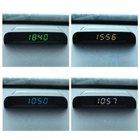 portable solar car digital lcd clock temperature auto backlight clocks clock display temperature dashboard electronic scr r4c8