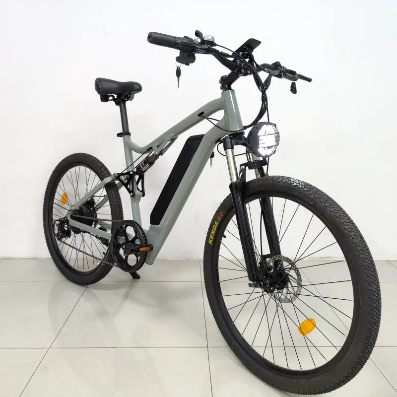 2023 New Smlro C2 500W Electric Mountain Bike 27.5inch Tire City Road  E-bike Electric Bicycle EMTB Full Shock Suspension