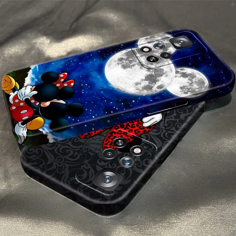 

Disney Mickey Minnie Cool Art Phone Case For Redmi K60 K50 K40 K30 9A Note 12 11 11T 10 10S Pro Plus 5G Feilin Film Hard Cover