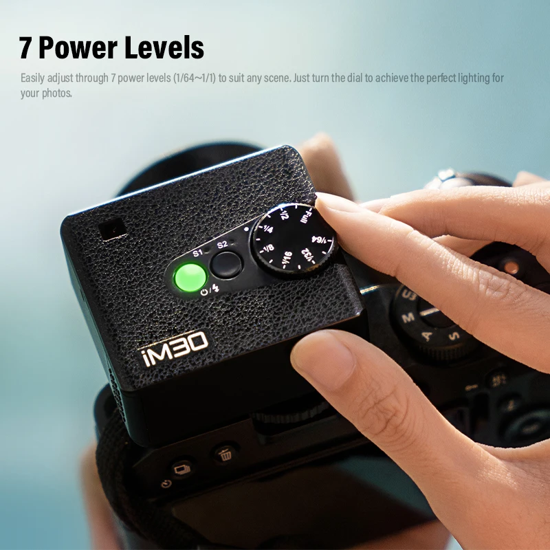 Портативная мини-вспышка GODOX iM30 для различных моделей камер выходные уровни от 1/64