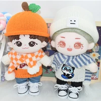 20cm doll set clothes winter wear kpop skzoo seventeen mini outfit cotton stuffed doll accessories free shipping items kids gift