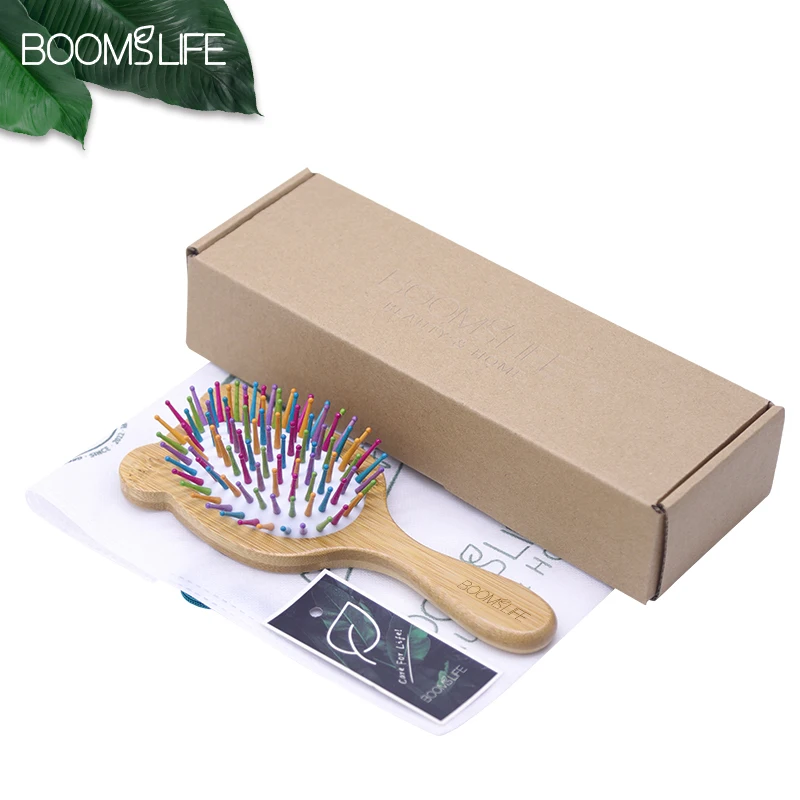 1 шт. бамбуковая щетка для волос женщин деревянная расческа в стиле милой кошки