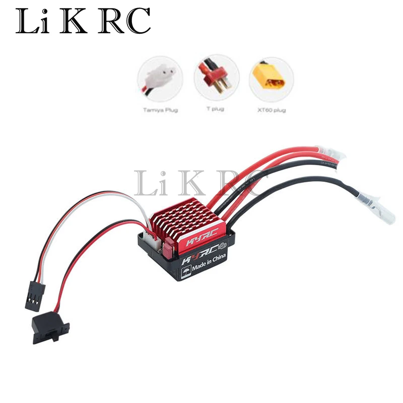 

60A ESC RC Car ESC Brushed Electric Speed Controller for 1/10 D90 HSP Redcat RC 4WD Tamiya Axial SCX10 HPI DIY RC Car