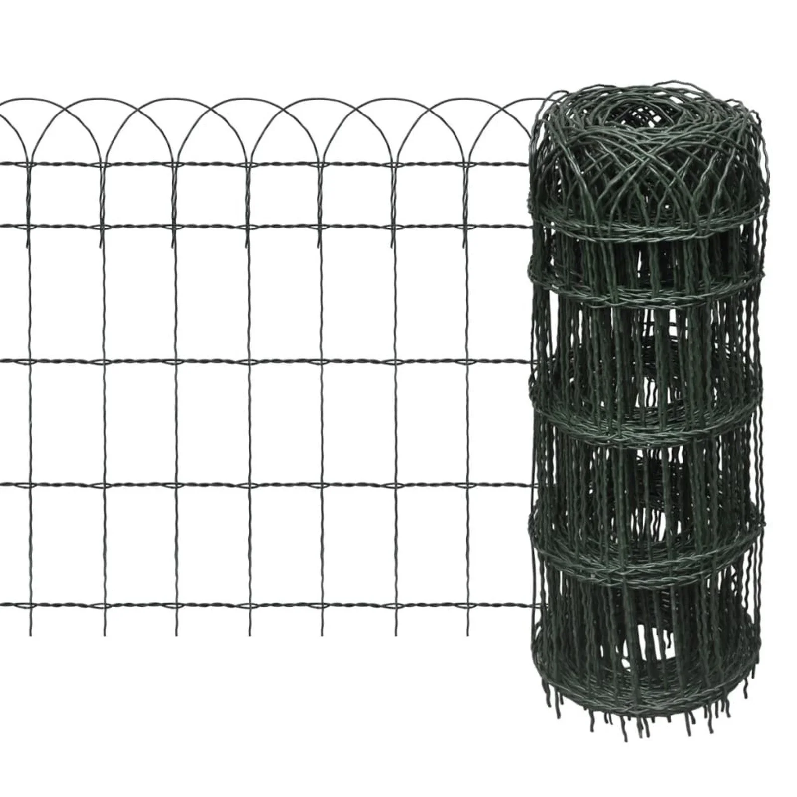 

Садовая ограда с порошковым покрытием железа 32,8 'x 2,1'