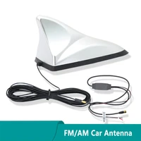 fmam car antenna shark fin car radio antenna signal amplifier car roof for vehicle car digital fmam radio navigation system