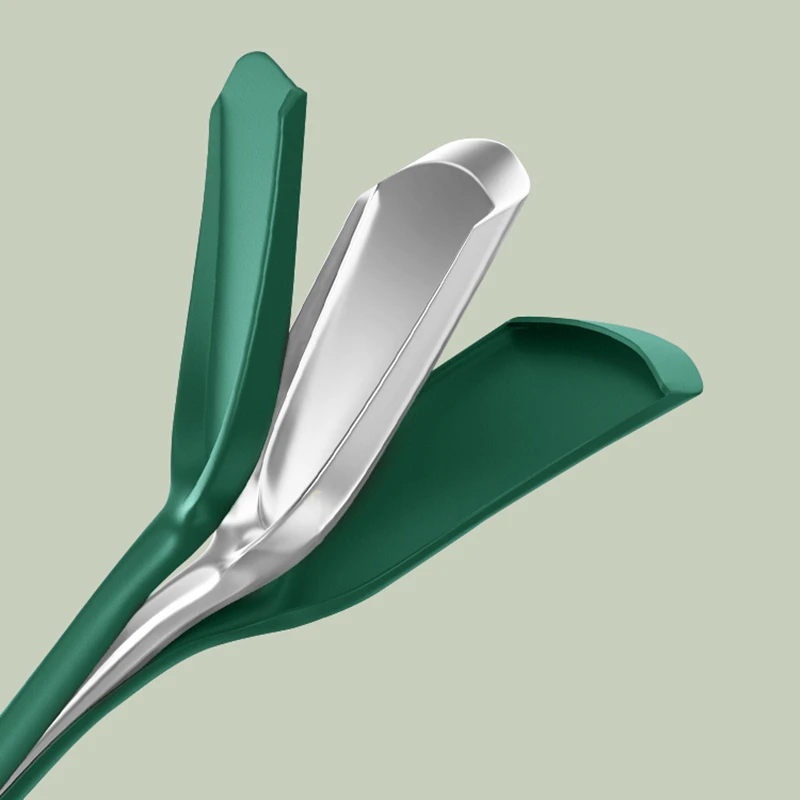 Ложка из пищевого силикона антипригарная термостойкая гибкая лопатка для вока