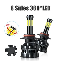 9012 led headlamps newest 8 sides headlights canbus 12v car bulb 26000lm powerful mini size easy install plug and play long life