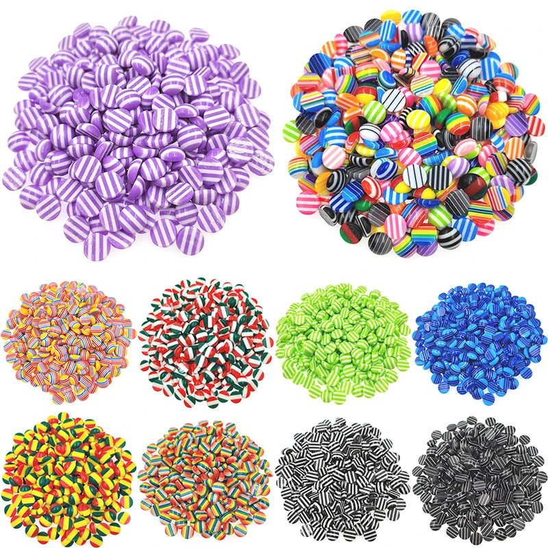 

10Pcs Resin Candy Rainbow Stripes National Flag DIY Craft Supplies Phone Shell Patch Arts Decor Materials Jewelry Accessories