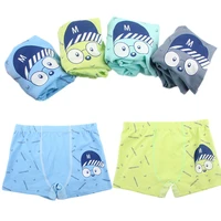 4 pcslot boys underpants cartoon childrens shorts panties printed boxers stripes teenager briefs color random
