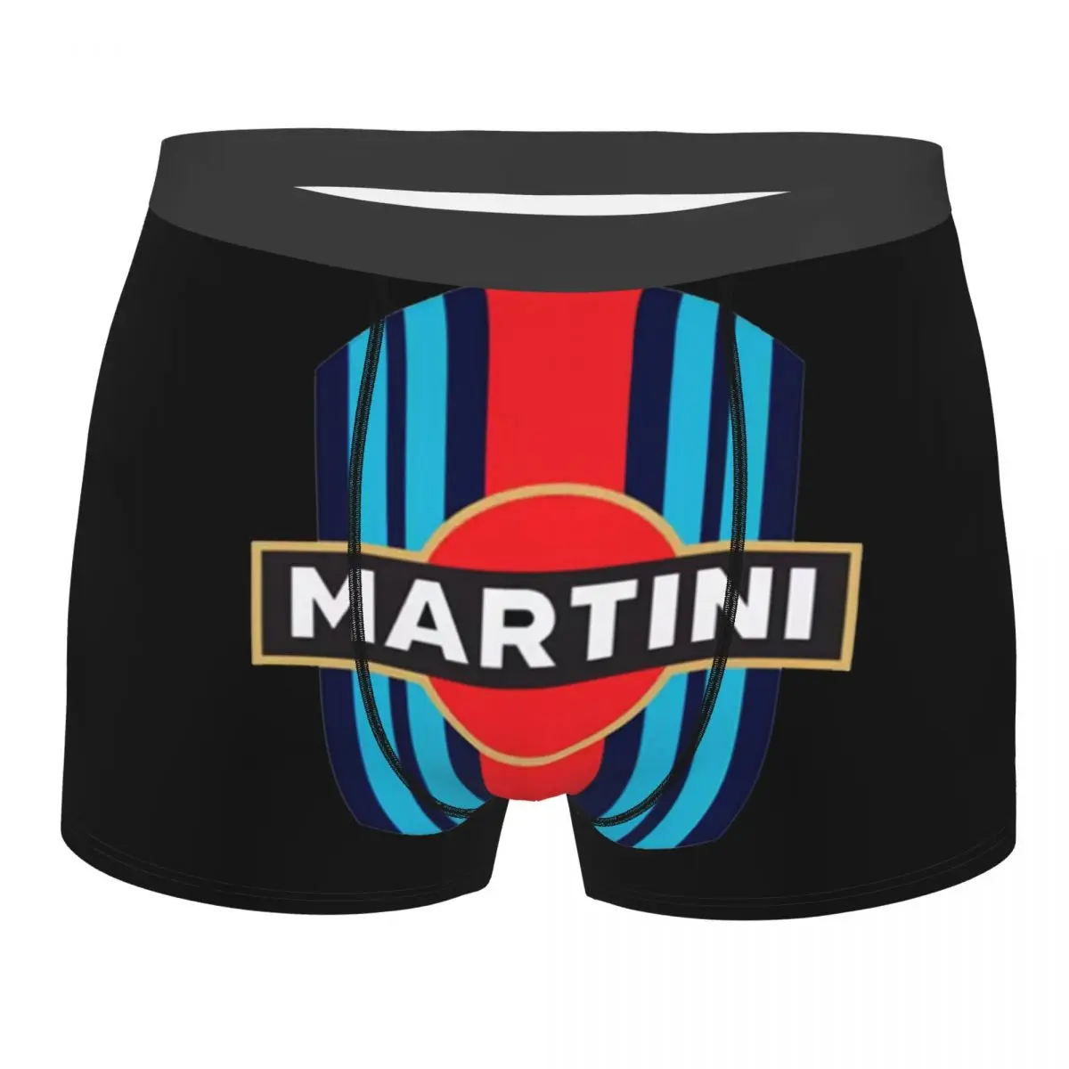 

Трусы-боксеры Martini Racing мужские, ретро нижнее белье, эластичные спортивные шорты, для экстремальных видов спорта